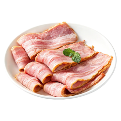 天海藏 烟熏猪肉培根100g*6袋 烧烤烤肉儿童早餐三明治煎烤食材源头直发