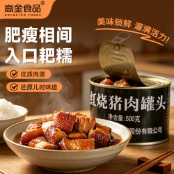 高金食品 红烧猪肉罐头500g加热红烧肉肉制品方便预制菜