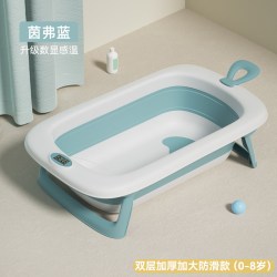 兔贝乐 婴儿洗澡盆宝宝浴盆幼儿坐躺折叠大号浴桶家用新生儿童用品