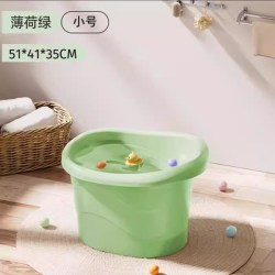 婧麒 JQ婧麒婴儿洗澡桶儿童坐凳浴桶一体式加厚家用浴盆0-15岁宝洗澡桶