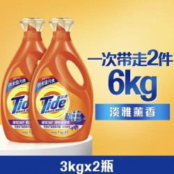 汰渍 去渍洗衣液 3kg*2瓶