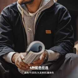 马登 反季!430g重磅底特律猎装夹克外套