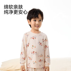 英氏 儿童家居服套装 7A抗菌 优可丝 烘焙派对满印 90cm