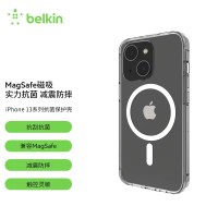 贝尔金 苹果13手机壳透明磁吸MagSafe保护套超薄抗菌全包防防摔防指纹iPhone13ProMax  苹果手机壳