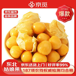 京觅 东北姑娘果 1斤装净重 灯笼果黄菇娘洋姑娘果 新鲜水果 源头直发