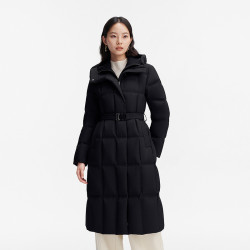 波司登 2026新款羽绒服女收腰鹅绒长款可脱卸领加厚显瘦