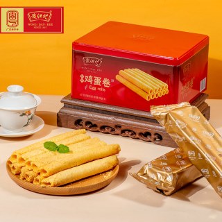 黄但记 椰丝凤凰卷 454g 饼干老式鸡蛋卷顺德特产 节日礼盒装团购链接