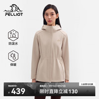 伯希和 软壳衣女士秋冬户外防风收腰外套修身夹克徒步上衣125306021米S