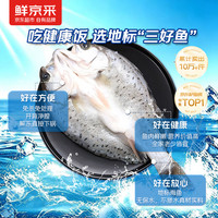 鲜京采 三去海鲈鱼500g*3条 生鲜鱼类 白蕉鲈鱼地标 净重1.5kg 源头直发 白蕉海鲈鱼500g*3