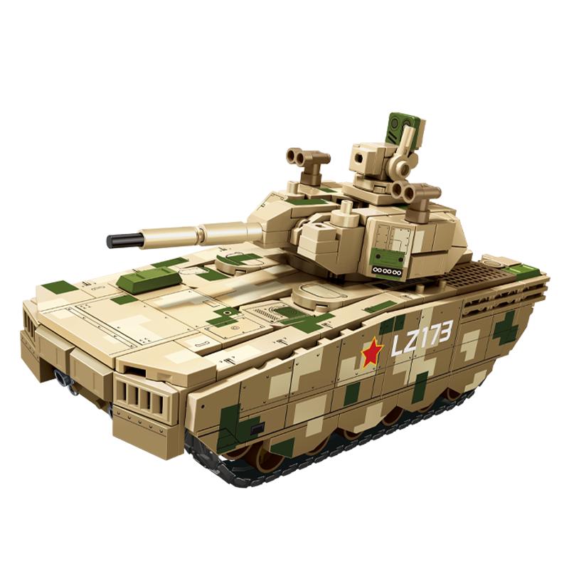 SEMBO BLOCK 森宝积木 强国雄风系列 203288 ZBD-100式支援战车 1:48 模型
