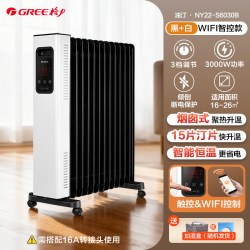 格力 电暖器家用电油汀取暖器电热暖气智能恒温加湿防烫