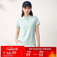 361° t恤女夏季新款运动polo衫速干休闲跑步健身短袖上衣662624111H-3