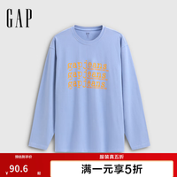 Gap 纯棉圆领长袖T恤衫（门店有售）