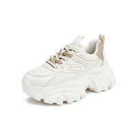 88VIP：他她 网面透气厚底老爹鞋女显脚小薄款运动鞋百搭夏新WOG01CM2