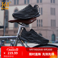 361° 赤焰5 城适漫步 男子长距离慢跑鞋 672522218-10 曜石黑 39