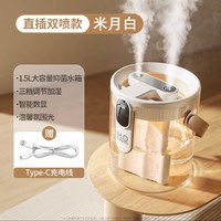 Nshi 空气加湿器小型2025新款家用静音卧室孕妇婴儿专室内宿舍学生用客厅大喷雾客厅办公室桌面迷你便携大雾量