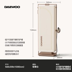 大宇 轻干洗挂烫机家用2026新款烘干衣物护理全自动蒸汽熨烫一体机