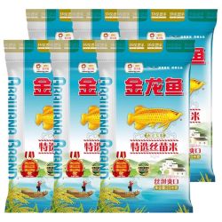 金龙鱼 特选丝苗米2.5KG*6袋丝滑爽口健康营养优质特选长粒香大米