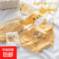 日系可爱卡通透气女士纯棉内裤女2条装 L