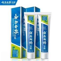 云南白药 牙膏230克薄荷家庭装清新清爽牙龈问题减轻正品口气护龈 2支
