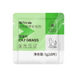 红狗 猫咪专用 猫草片200片发20袋10片