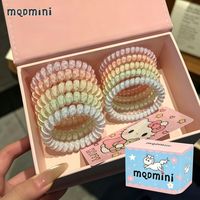 百亿补贴：马骑顿 MINI新款小清新兔子印花电话线发圈高弹力日常皮筋儿童发饰
