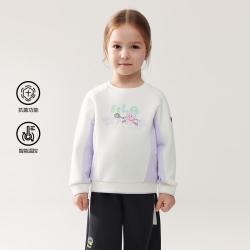 FILA 女小童（105-130）套头卫衣女童舒适宽松上衣