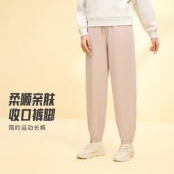 安踏 束脚裤 | 运动长裤女裤阔腿休闲裤休闲百搭显瘦运动卫裤子