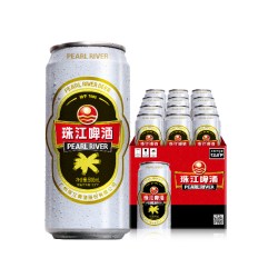 珠江啤酒 12度经典老珠江黄啤酒