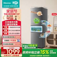 海信 BCD-251WYK1DPJ 变频风冷无霜 三门冰箱