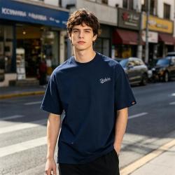 Dickies 夏季舒适透气重磅纯棉男式经典复古短袖T恤日常松弛美式潮流上衣