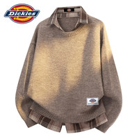 Dickies 男士美式复古翻领毛衣