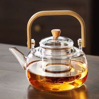 乐唯诗 提梁高硼烹煮茶壶-1000ml