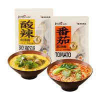 和府捞面 草本浓汤鲜煮捞面 番茄浓汤198g*3袋+酸辣浓汤170g*3袋
