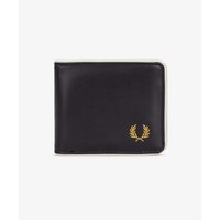 FRED PERRY 日本直邮FRED PERRY 男女通用涂层聚酯布二折钱包 L7305