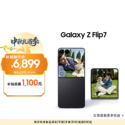 三星 Galaxy Z Flip7 5G折叠手机 12GB+256GB 秘影黑