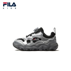 FILA 豌豆|FILA斐乐儿童童鞋运动鞋2026秋季男女童小童纽扣缓震篮球鞋
