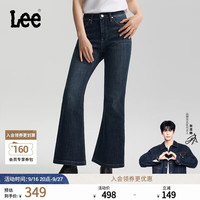 Lee 修身大喇叭牛仔裤 深蓝色 27码