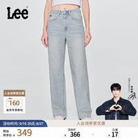 Lee 428懒懒裤 高腰直脚 浅蓝色 30 女士牛仔裤
