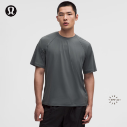 lululemon 丨男士运动短袖 T 恤 防晒 LM3GCAS 玛瑙灰 M