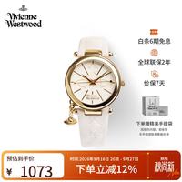Vivienne Westwood BFVV006WHWH 石英机芯 白色皮带 女士腕表