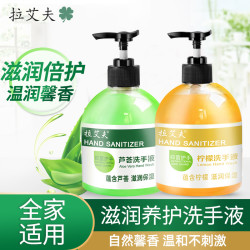两瓶装抑菌洗手液儿童家用洗手液清香型洗手液按压式清洁润养保湿