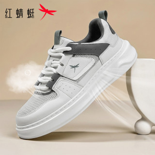 红蜻蜓 男鞋2026春夏新款透气厚底户外出行旅游运动跑步鞋板鞋男士