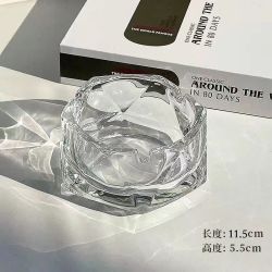 玻璃轻奢简约加厚烟灰缸客厅家用办公室美观大方多用