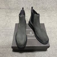 西诺西蒙切尔西靴男英伦短靴圆头男靴CHELSEA BOOT潮男士马丁靴