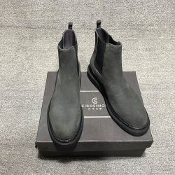 西诺西蒙切尔西靴男英伦短靴圆头男靴CHELSEA BOOT潮男士马丁靴