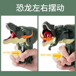 仿真按压小恐龙玩具霸王龙创意设计恶龙咆哮儿童益智互动玩具礼物
