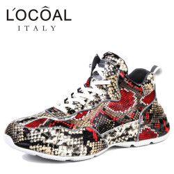 LOCOAL专柜款私人手工定制增高男士休闲鞋新品