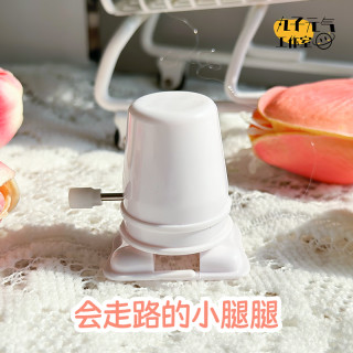 会走路的小腿腿电动机械配件58mm吧唧配套搞怪小道具