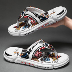 卡帝乐鳄鱼 夏季男生外穿人字拖鞋防滑耐磨沙滩凉拖鞋男士凉鞋潮鞋